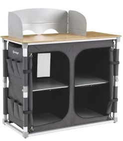 Outwell Padres XL Kitchen Table W/ Bamboo TableTop - Each