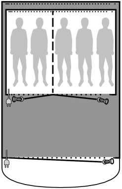 Outwell Lindale 5PA Footprint Groundsheet - Each -Outwell 25458 1