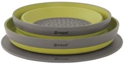 Outwell Collaps Bowl & Colander Set - Lime Green -Outwell 25796 2