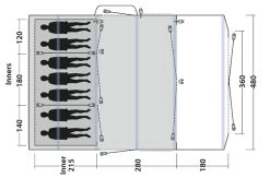 Outwell Sundale 7PA Air Tent Package Deal 2023 -Outwell 30749 2