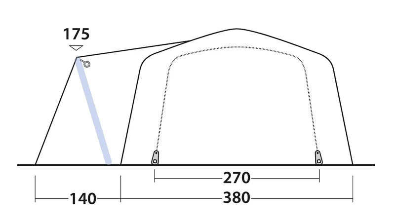 Outwell Airville 6SA Air Tent Package Deal 2023 10 Outwell Airville 6SA Air Tent Package Deal 2023 - Image 8