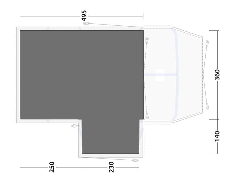 Outwell Airville 6SA Air Tent Package Deal 2023 12 Outwell Airville 6SA Air Tent Package Deal 2023 - Image 10