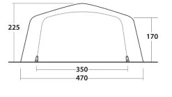 Outwell Knoxville 7SA Air Tent Package Deal 2023 -Outwell 33234 4