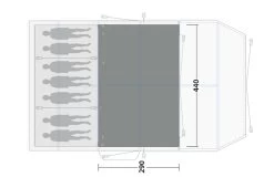 Outwell Knoxville 7SA Air Tent Package Deal 2023 -Outwell 33234 5