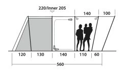 Outwell Montana 6PE Tent Package Deal 2023 -Outwell 33237 4