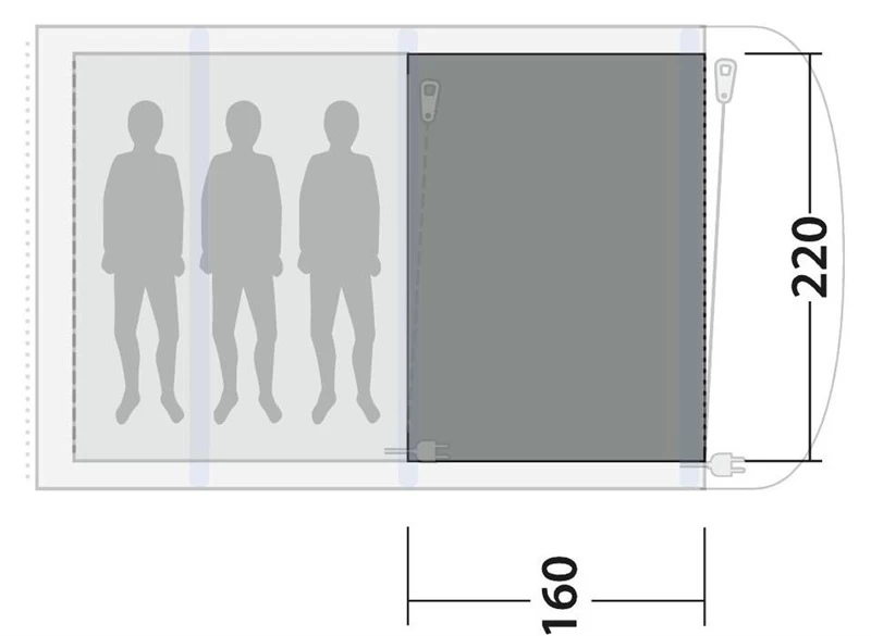 Outwell Elmdale 3PA Flat Woven Carpet 2023 4 Outwell Elmdale 3PA Flat Woven Carpet 2023 - Image 2