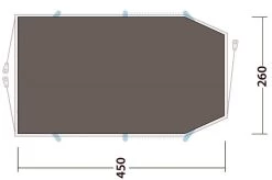 Outwell Starhill 4 Footprint Groundsheet 2023 -Outwell 34227 1