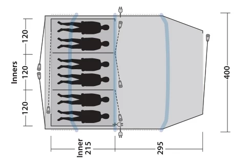 Outwell Starhill 6A Air Tent Package Deal 2023 7 Outwell Starhill 6A Air Tent Package Deal 2023 - Image 5