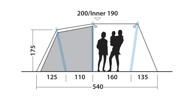 Outwell Starhill 6A Air Tent Package Deal 2023 8 Outwell Starhill 6A Air Tent Package Deal 2023 - Image 6
