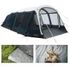 Outwell Wood Lake 6ATC Air Tent Package Deal 2023 -Outwell 34339