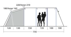 Outwell Wood Lake 6ATC Air Tent Package Deal 2023 -Outwell 34339 18