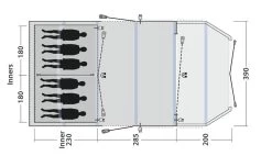 Outwell Wood Lake 6ATC Air Tent Package Deal 2023 -Outwell 34339 5