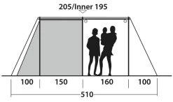 Outwell Nevada 5PE Tent Package Deal 2023 26 Outwell Nevada 5PE Tent Package Deal 2023 -Outwell 34343 4