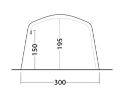 Outwell Elmdale 5PA Air Tent Package Deal 2023 -Outwell 34354 5