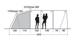 Outwell Sundale 5PA Air Tent Package Deal 2023 -Outwell 34356 4
