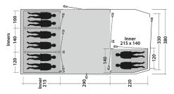 Outwell Winwood 8 Tent Package Deal 2023 -Outwell 34372 6