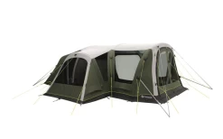 Outwell Oakdale 5PA Inflatable Tunnel Tent Three Room For 5 People