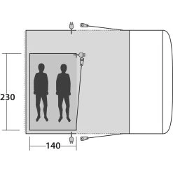 Outwell Jonesville 290SA Inner Tent -Outwell iview 5040370 001 pic3