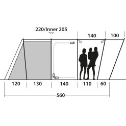 Outwell Montana 6PE Tent 25 Outwell Montana 6PE Tent -Outwell iview 5045272 001 pic12