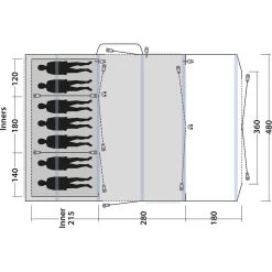 Outwell Sundale 7PA Tent -Outwell iview 5048085 001 pic12