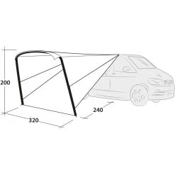 Outwell Touring Canopy Air AWning -Outwell iview 5050099 001 pic8