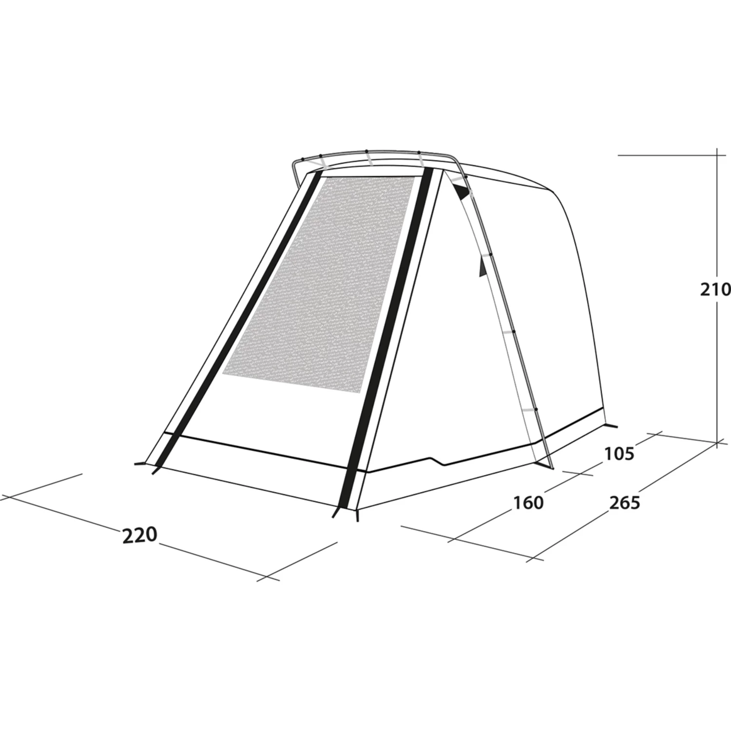 Outwell Sandcrest S Awning 15 Outwell Sandcrest S Awning - Image 13