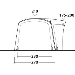 Outwell Wolfburg 380 Air Awning 12 Outwell Wolfburg 380 Air Awning -Outwell iview 5050172 001 pic6